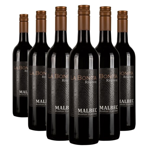 Case of 6 La Bonita Malbec Reserve 75cl Red Wine